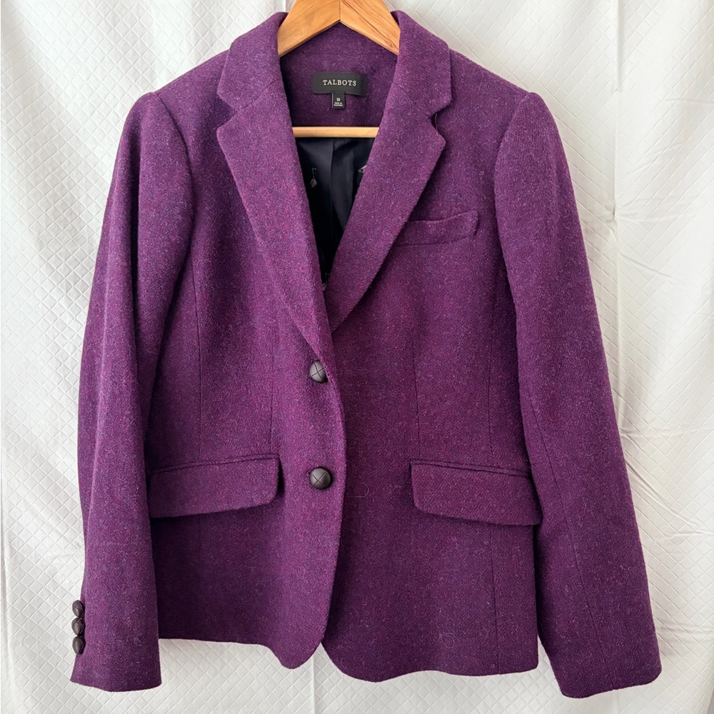 Talbots Women's Rich Plum Blazer